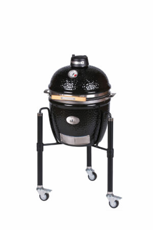 Kamado Monolith JUNIOR Pro Série 2.0 – Noir + Chariot